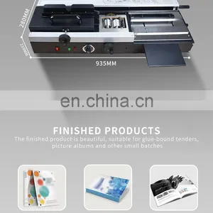 SBM-50D A4 High Quality Glue Binding Machine Binder With Hot Melt Colloidal Particles thumbnail-3