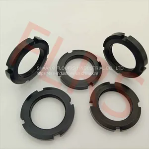 EN AW-7075 Slotted Rolling Bearing Round Lock Nut For Motorcycle Automotive thumbnail-3