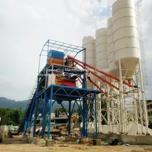 Hzs120 Cement Mixing Concrete Batching Plant Fixed Concrete Mixer Plant for Sale thumbnail-4