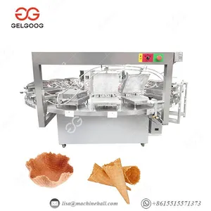 Manufacturers Sale Fully Automatic Rolled Sugar Ice Cream Cone Making Machine Price thumbnail-3