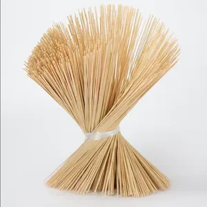 Factory Direct 8 Inch 9 Inch Length Round Natural Color Bamboo Stick For Marking Agarbatti Incense Sticks thumbnail-2