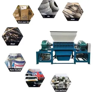 Automatic Double Shaft Shredder With PLC Control for Plastic Waste Management thumbnail-1