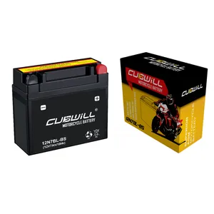 High Performance AGM 12V 7ah Maintenance Free Motorcycle Battery 12n7bl-BS Replacement for Honda Cg125 Cgl125 Cgl150 Cg150 Cg200 Cg250 thumbnail-4