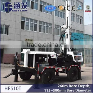 HF510T Trailer Type 260m Water Well Drilling Rig thumbnail-1