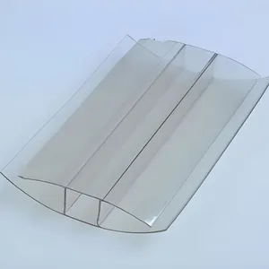 Plastic Hollow End Cap Polycarbonate Connection SN02 Snap Cap for Connection 16mm Polycarboante Sheet thumbnail-3