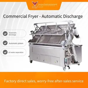 Dou Jiangjun Stainless Steel Deep Fryer, Customizable on Demand With Automatic Stirring and Automatic Discharging, Round and Square Deep Frying Equipment thumbnail-3