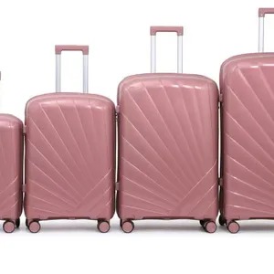 2026new Design PP Luggae 4pcs Set Trolley Bag pp Rolling Wheel Case thumbnail-1