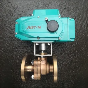 Marine Electric Actuated Bronze Ball Valve With Limit Switch Feedback Signal thumbnail-5