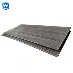 Open‑Arc Hardfacing Composite Steel Plate Pre‑Drilled Holes Chute Transfer Point Wear Protection Liner thumbnail-2