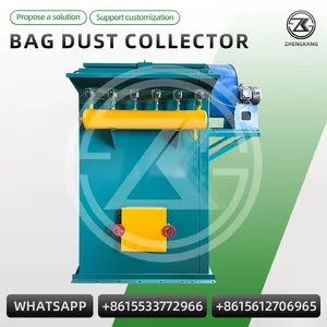 Boiler Exhaust Pulse Jet Bag Filter Dust Collector Industrial Baghouse Dedusting Unit Custom Working Temperature thumbnail-4