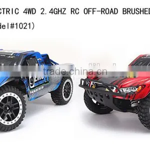 Minitudou High Speed Car Large 2.4G 4D RC Brush Monster 1/10 Electric Short Course Truck 1:10 Scale Model Trucks thumbnail-2