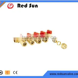 HR1050 Factory Manufacture Forged Brass Water Pex Pipe Manifold thumbnail-2