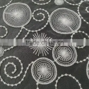 2016 New Arrivals Premium Swiss Voile Lace Heavy Fabric 100% Cotton Lace, Wedding Dress Red.black thumbnail-2