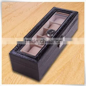 Luxury Design Alligator Leather Watch Display Box thumbnail-1