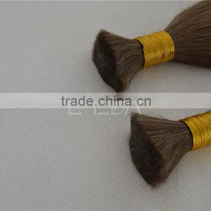 Russian Human Hair Braiding Hair Bulk no Weft for Wig Making thumbnail-3