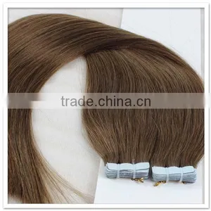 Light Ash Brown Hair Color Teap Tape Hair Extensions thumbnail-2