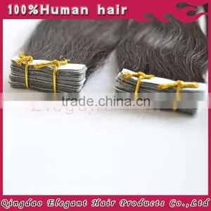 Brazilian Silver Hair 40 Pieces/bag Tape Hair Extension,no Tangling no Shedding,100%virgin Human Hair thumbnail-2