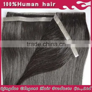 Silky Straight Double Drawn Shedding and Tangle Free Chinese pu Skin Weft thumbnail-5