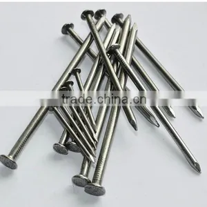Polished Flat Round Head Common Round Iron Nail thumbnail-4