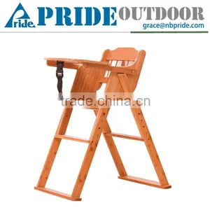High Quality Advanced Child Adjustable Wooden Baby Feeding High Chair Lifting Baby Chair thumbnail-1