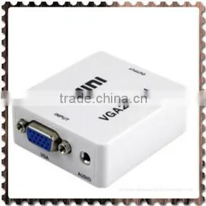 VGA to HDMI Konverter is a High-definition Video Converter Which Converts Analog PC RGBHV and Analog Audio Signal to Digital thumbnail-1