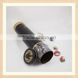 Metal Round Cylinder Packaging Box for Wine thumbnail-5