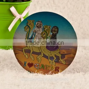 Custom Fine High Quality QATAR Aluminum Foil Fridge Magnets thumbnail-3