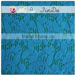 Various Styles Blue Voile Lace Fabric for World Market thumbnail-1