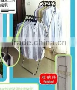 Stainless X-type Clothes Racks HGY-135 thumbnail-1