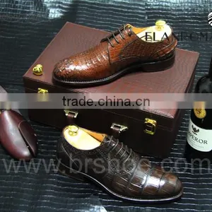 Classic Handmade Fashion Crocodile Leather Shoes Quality Choice thumbnail-6