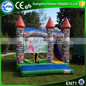 Hot Sale Bouncy Castle With Roof,combo Bounce House Princess Castle Inflatable thumbnail-1