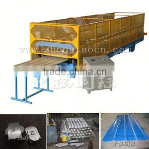 Custom 45# Forge Steel and 18 Stations Corrugated Roof Rolling Forming Machine thumbnail-1