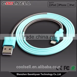 Spring MFi C48 USB Cable for IPhone6/6S, 8pin Connector Mfi Cable for Apple With Spring thumbnail-2