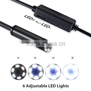 Waterproof USB Endoscope for Mobile Phone and Compute PC Laptop 10M Cable 7mm Focus Camera Lens 6 LEDs Nght Vision 1/6 CMOS thumbnail-6