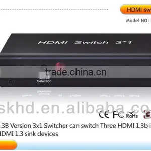 HD Audio/Video 3-Port Switch With Remote thumbnail-1