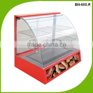 Warming Showcase / Food Warming Showcase / Glass Food Warmer Display Showcase BN-660.R thumbnail-1