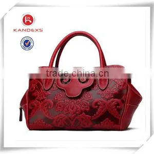 Most Popular Design Vintage Leather Tote Bag Wholesale Handbag China thumbnail-1