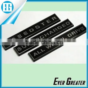 Custom Top Value Aluminum Sticker Emblems 3M Tape Metal Sticker Custom Metal Logo Stickers thumbnail-5