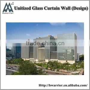 Aluminium Double Glass Structural Unitized Curtain Wall thumbnail-1