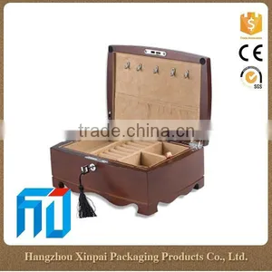 China Wooden Modern Large Jewelry Organizer With Lock thumbnail-1