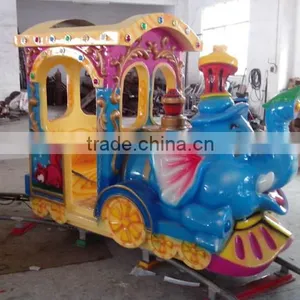 Super Supplier Amusement Park Mini Train Rides, Playground Rides Elephant Mini Train for Kids Quality Choice thumbnail-5
