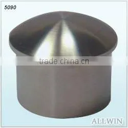 Stainless Steel Round Tube Arched End Cap thumbnail-1