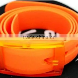 Fashion Silicone Belt 125cm Waist Size for Men and Women thumbnail-1