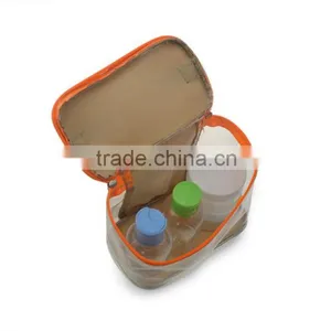 Clear PVC Cosmetic Bag With Colorful Zipper thumbnail-6