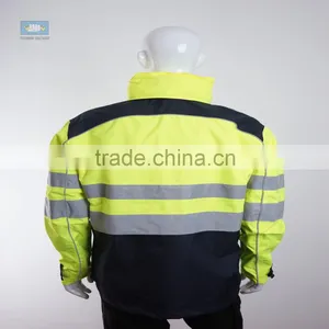 EN 343 EN 471 Waterproof and Breathable Reflective Running Jacket thumbnail-3
