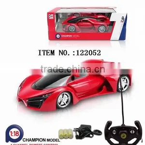 Non-toxic Kids Promotion Plastic Toys 1:18 R/C Car thumbnail-1