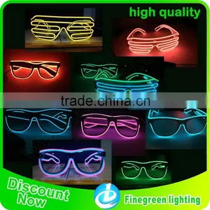 High Quality and Top Selling Ray-ban Style el Wires Glowing Glasses thumbnail-2