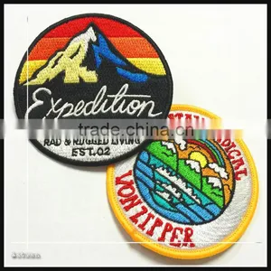 Embroidery Patches Customized Colorful 3D Logo Self-sdhesive Patches thumbnail-3