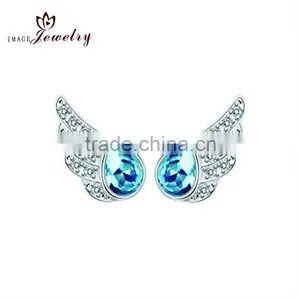 2014 Newest Design Austrian Crystal Earrings ,Fashion Jewelry 2014 Wholesale Rhinestone Women Fashion Earring thumbnail-1