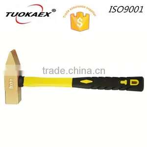 Beryllium Copper Non Magnetic Non Sparking Hammer Cross Pein Engineers' 0.5kg/1kg/1.5kg/2kg/5kg thumbnail-1